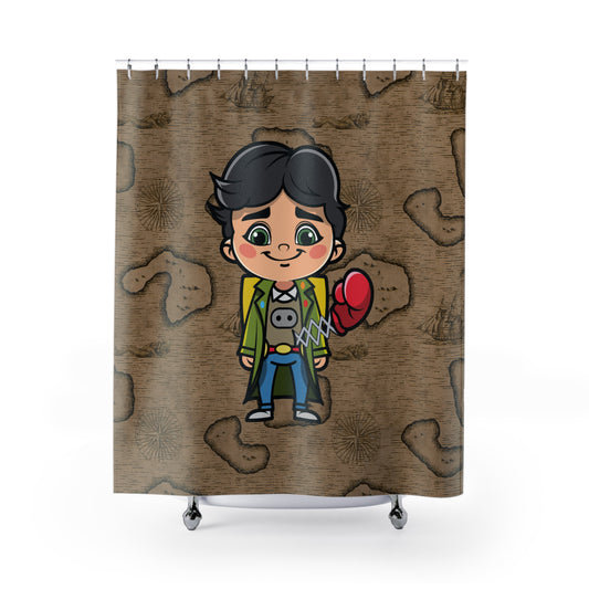 Data Shower Curtain