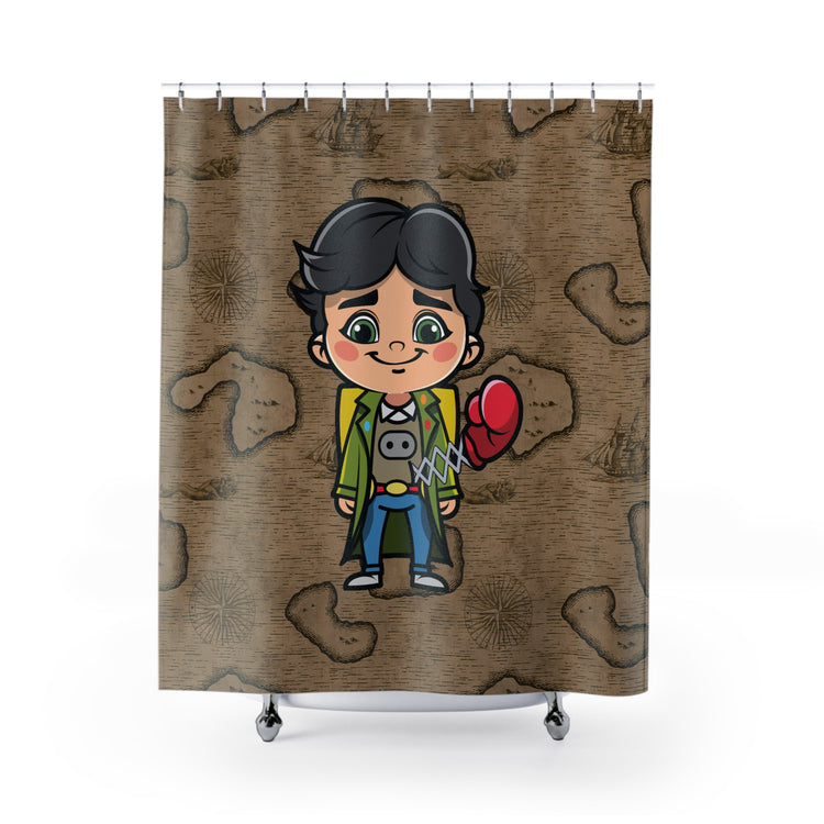 Data Shower Curtain