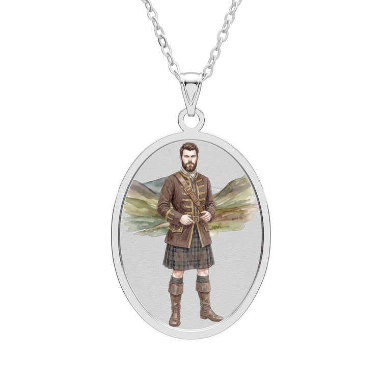 Young Dougal Oval Pendant
