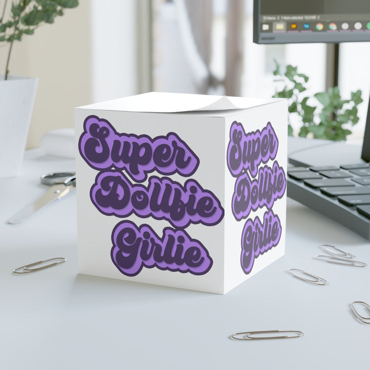 Super Dollfie Note Cube