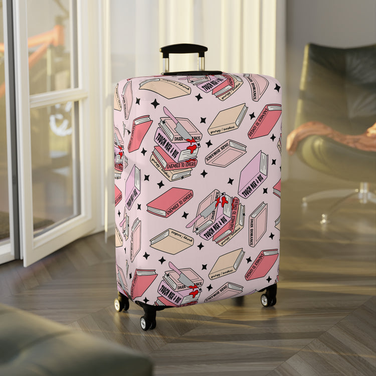 Romance Books Luggage Cover