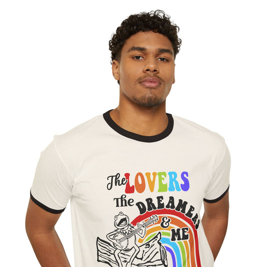 The Lovers And Dreamers Unisex RInger T-Shirt - Fandom-Made