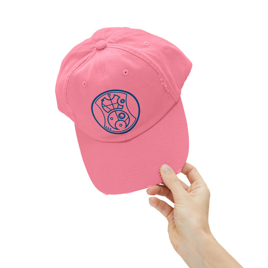 Hello Sweetie in Gallifreyan Distressed Cap - Fandom-Made