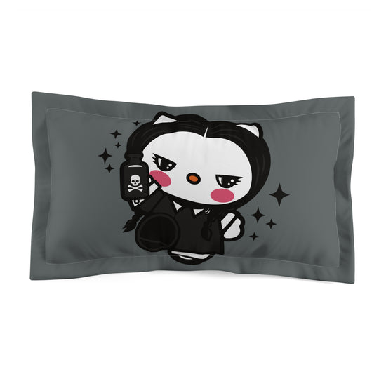 Wednesday Kitty Pillow Sham - Fandom-Made