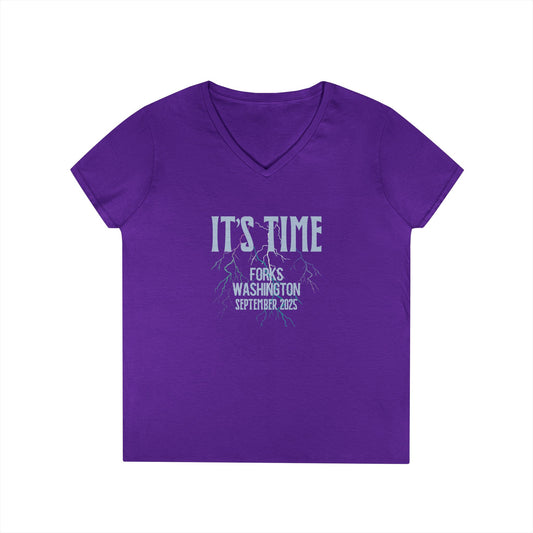 It's Time V-Neck Tee - Fandom-Made