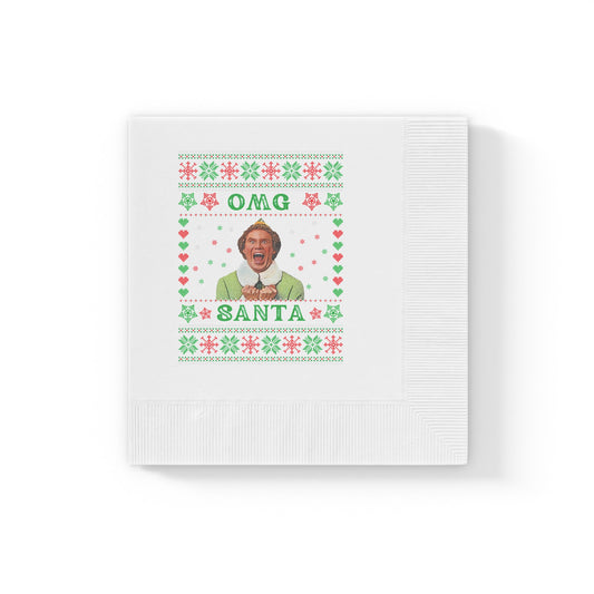 OMG Santa Napkins