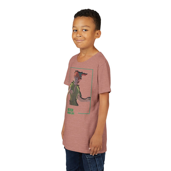 Never Grow Up Youth Tee - Fandom-Made