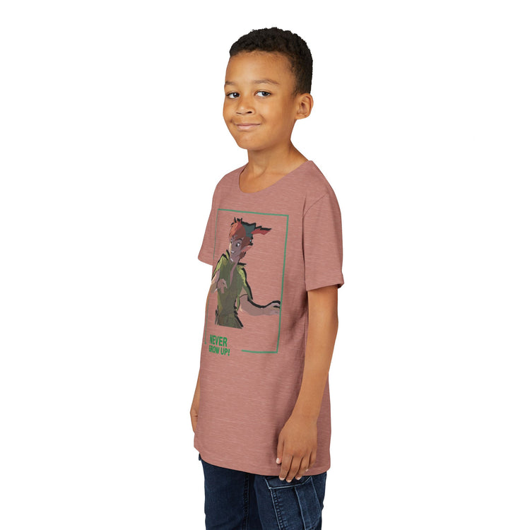 Never Grow Up Youth Tee - Fandom-Made