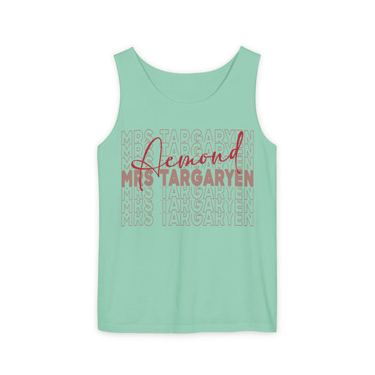 Mrs. Aemond Targaryen Unisex Garment-Dyed Tank Top