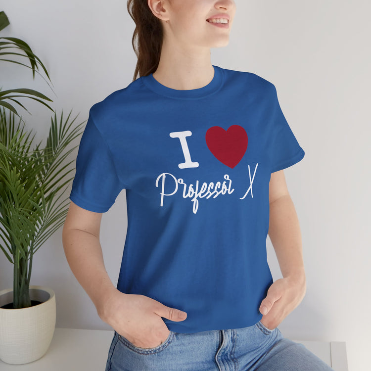 I Love Professor X Unisex T-Shirt - Fandom-Made