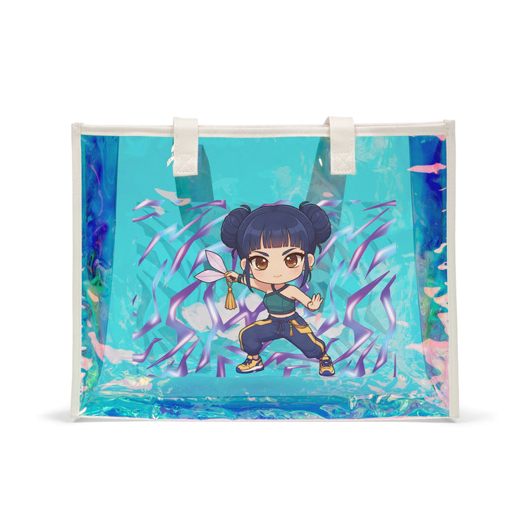Warrior Zoey Holographic Tote Bag