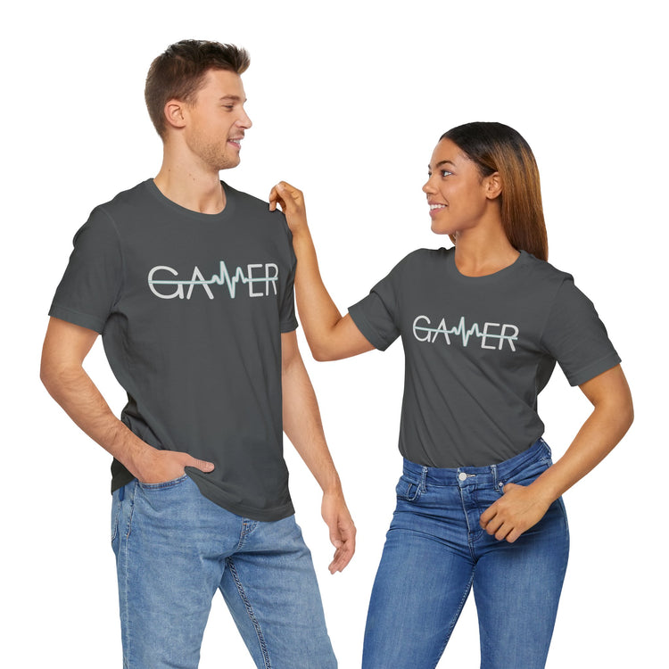 Gamer Heartbeat T-Shirt - Fandom-Made