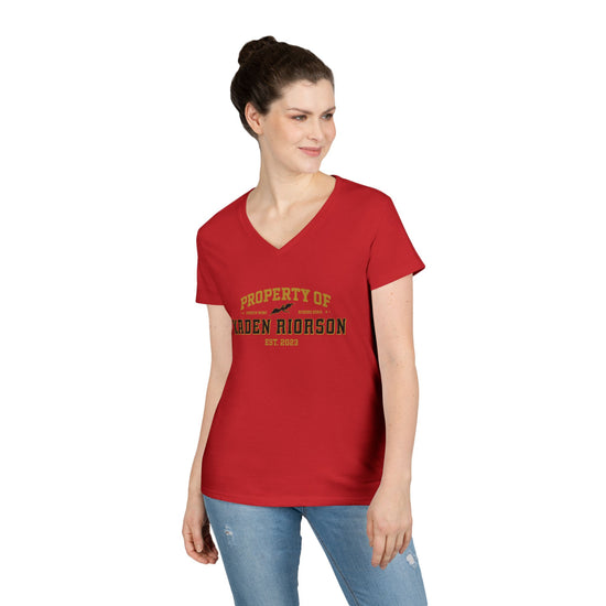Property of Xaden Riorson V-Neck Tee - Fandom-Made