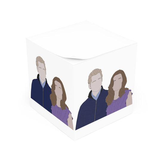 Doctor Cullen and Esme Note Cube - Fandom-Made
