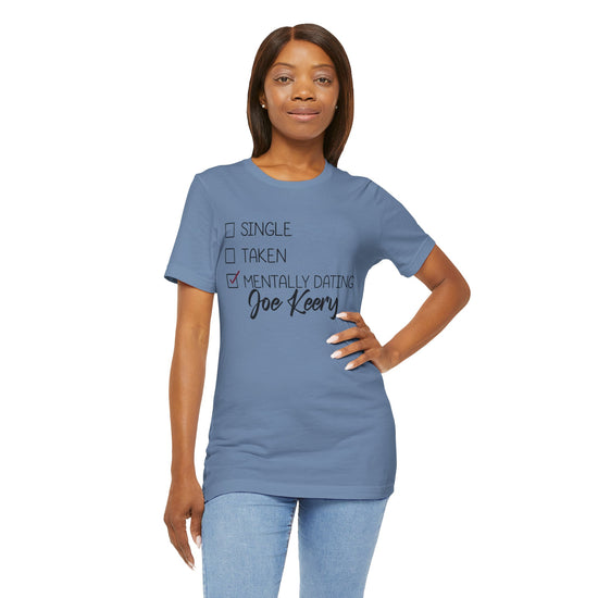 Mentally Dating Joe Keery Unisex T-Shirt - Fandom-Made