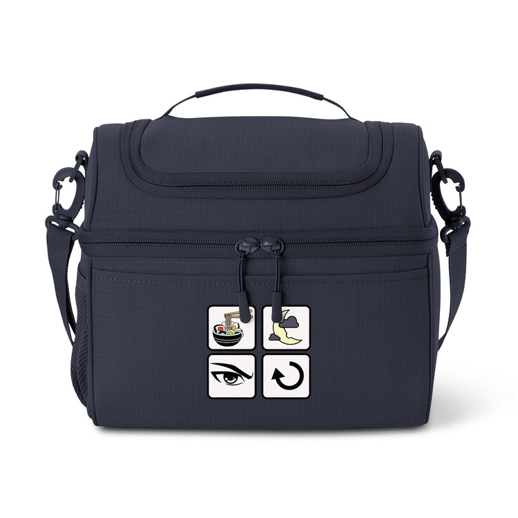 Eat Sleep Anime Repeat Cooler Bag - Fandom-Made