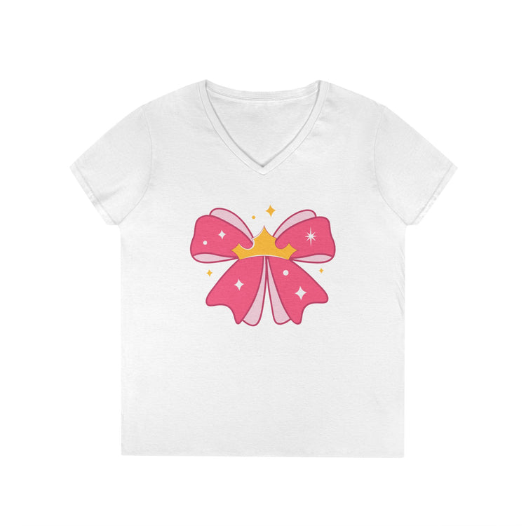 Aurora Bow Ladies' V-Neck Tee
