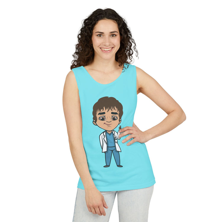George O'Malley Unisex Garment-Dyed Tank Top - Fandom-Made