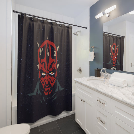 Dark Side Warrior Shower Curtain - Fandom-Made