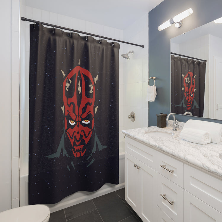 Dark Side Warrior Shower Curtain - Fandom-Made