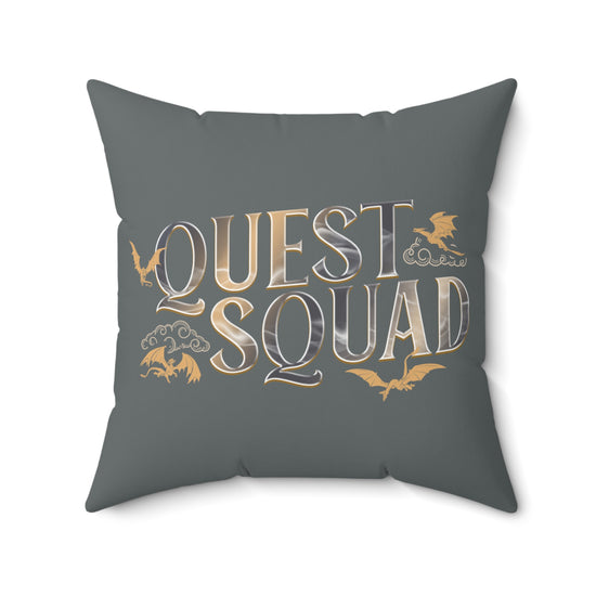 Quest Squad Square Pillow - Fandom-Made