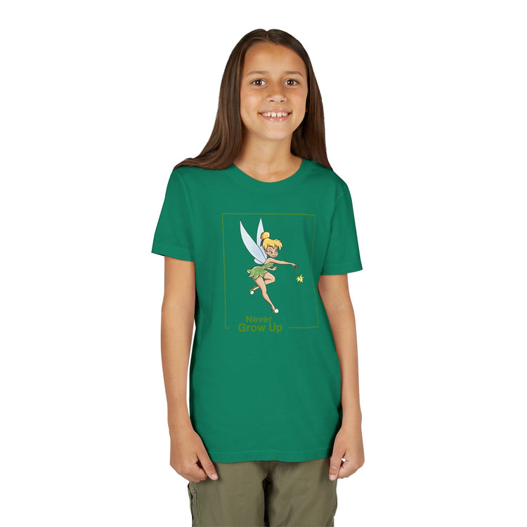 Never Grow Up Youth Tee - Fandom-Made