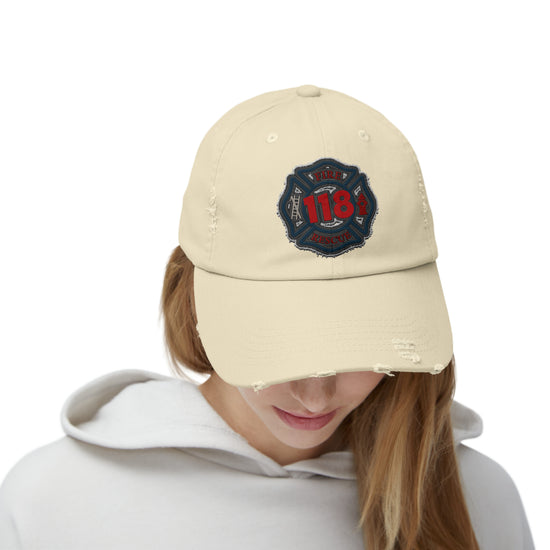 118 Dispatch Squad Distressed Cap - Fandom-Made