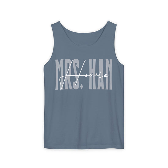 Mrs. Howie Han Unisex Garment-Dyed Tank Top - Fandom-Made
