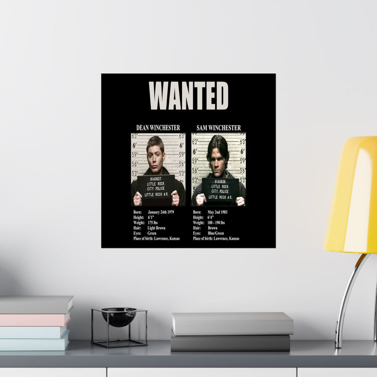 Winchesters Wanted Poster