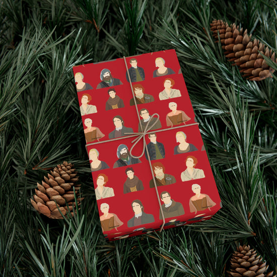 Outlander Characters Gift Wrap - Fandom-Made