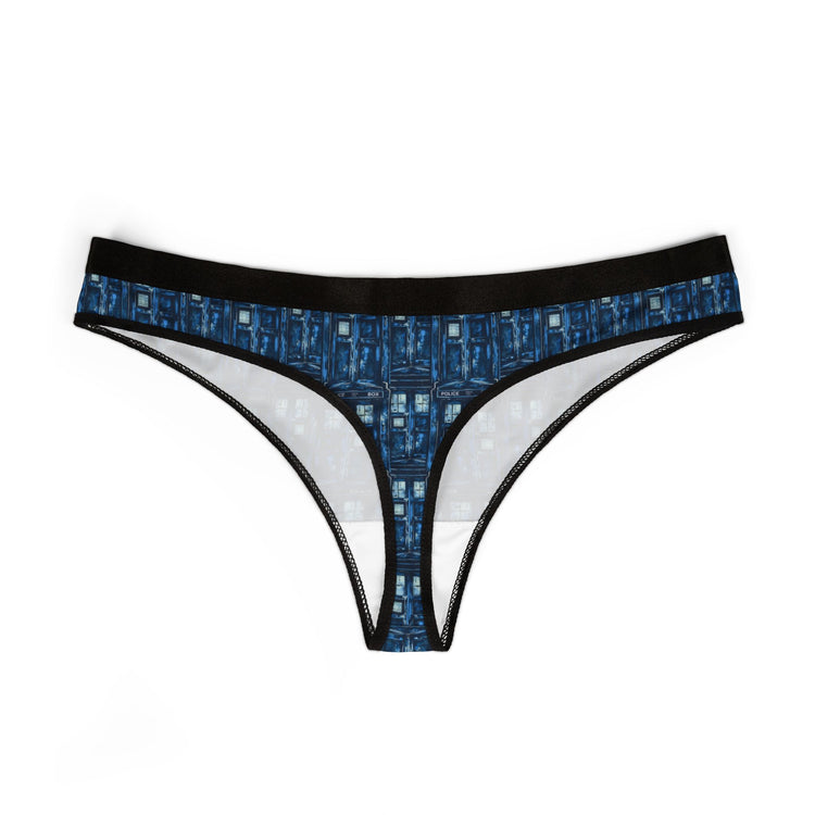 Tardis Women's Thongs - Fandom-Made