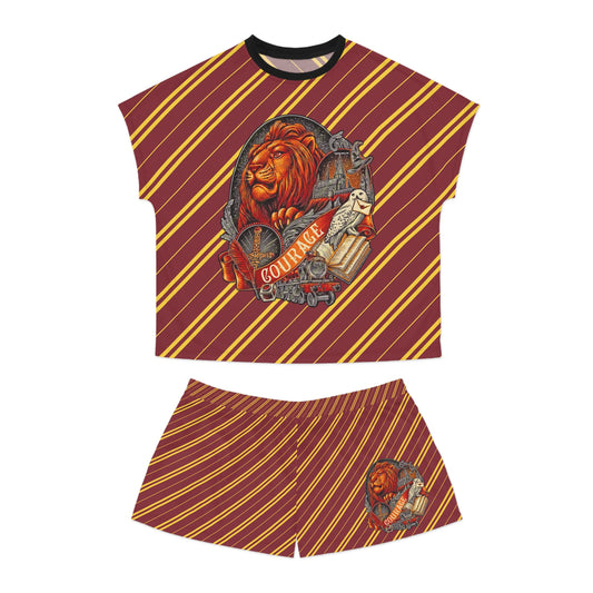 Gryffindor Courage Women's Short Pajama Set - Fandom-Made