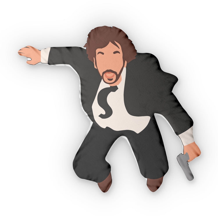 Hans Gruber-Shaped Pillow