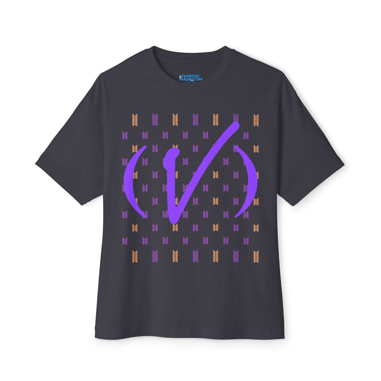 V Unisex Oversized Boxy Tee