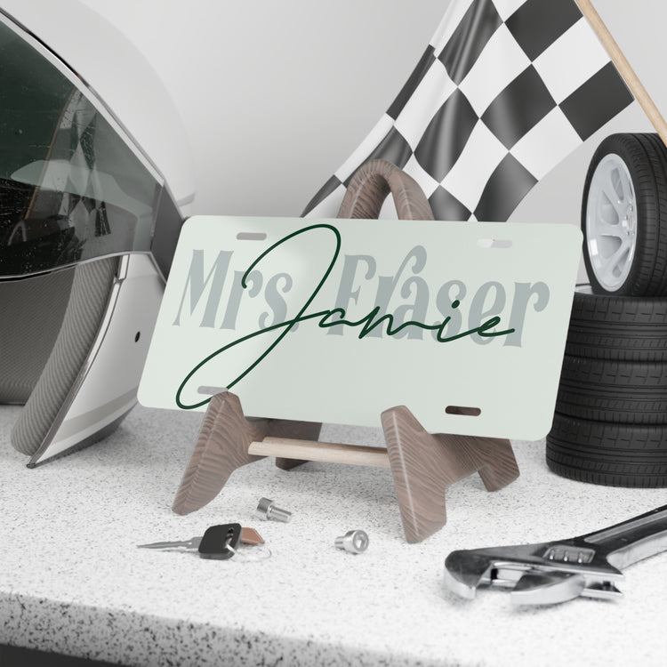 Mrs. Jamie Fraser Vanity Plate - Fandom-Made