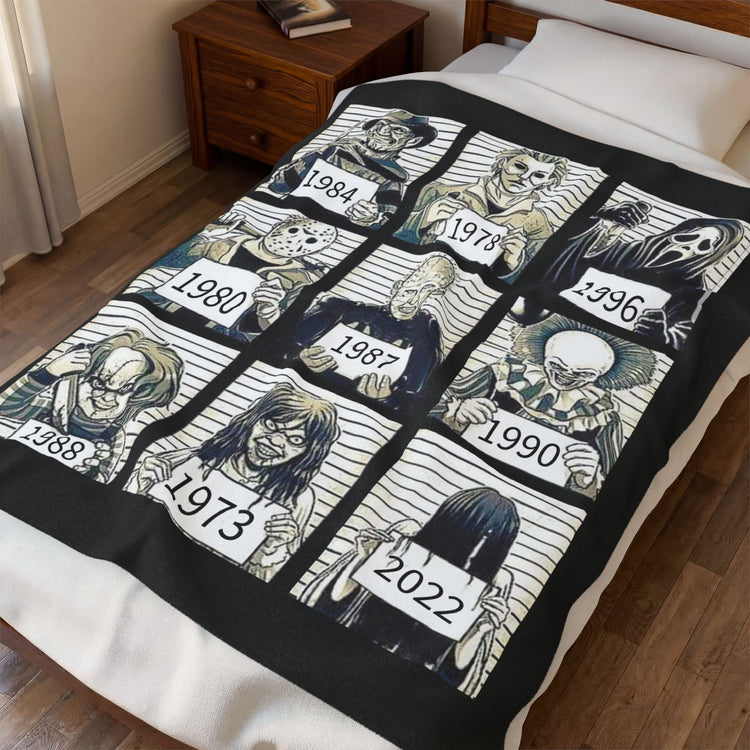 Horror Havoc Velveteen Plush Blanket