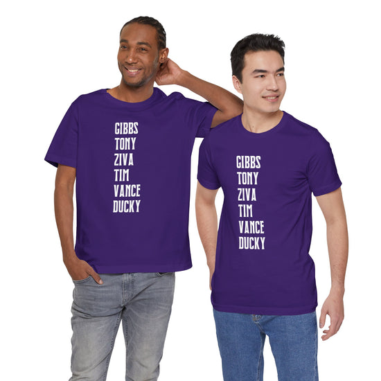 NCIS Names Unisex T-Shirt - Fandom-Made