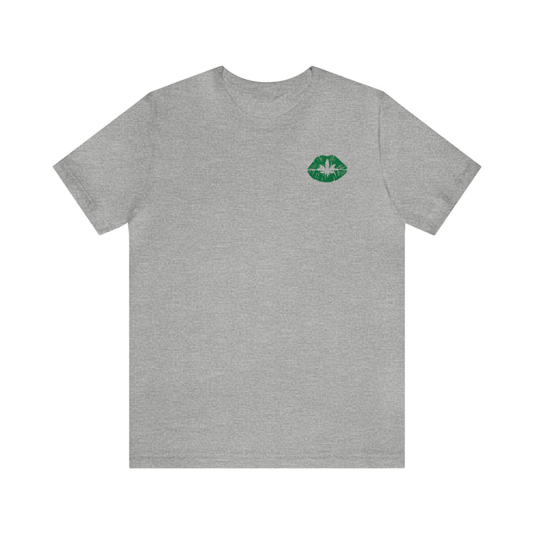 Weed Lips Pocket T-Shirt - Fandom-Made