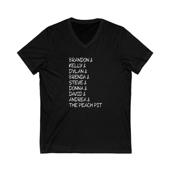 90210 Characters V-Neck Tee - Fandom-Made