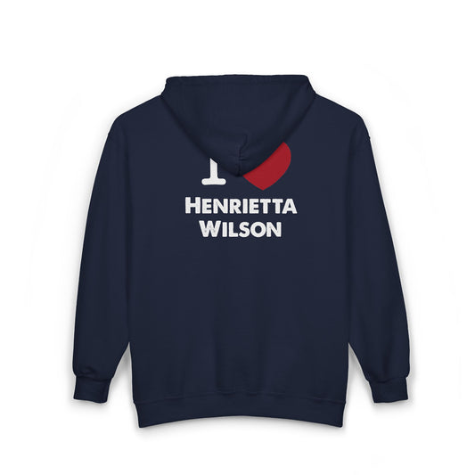 I Love Henrietta Wilson Unisex Zip Hoodie - Fandom-Made