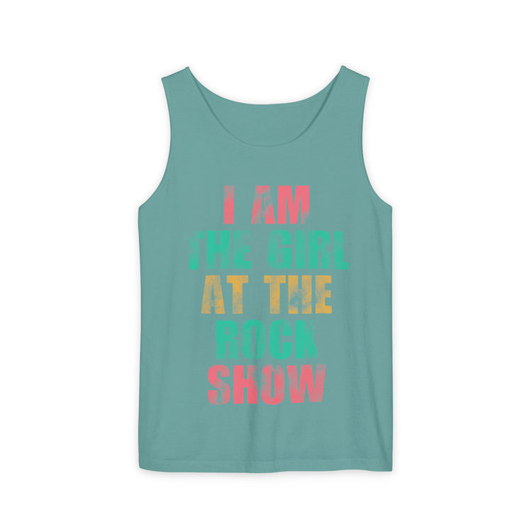 Girl At The Rock Show Tank Top