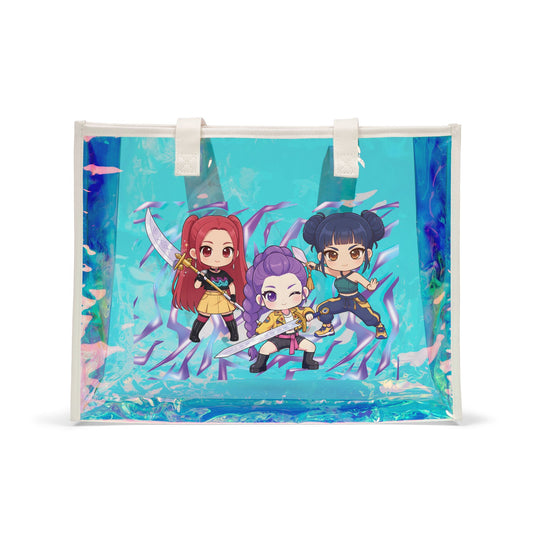 Warrior Trio Holographic Tote Bag
