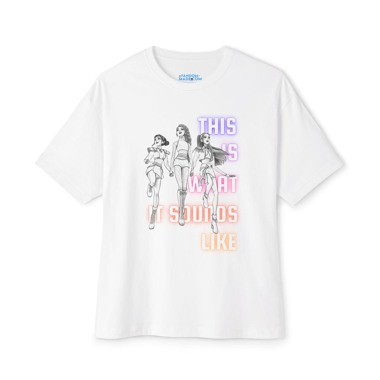 Sounds Like Unisex Oversized Boxy Tee