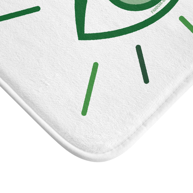 Pot Leaf Third Eye Bath Mat - Fandom-Made