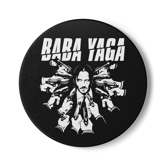 Baba Yaga Ceramic Coaster - Fandom-Made