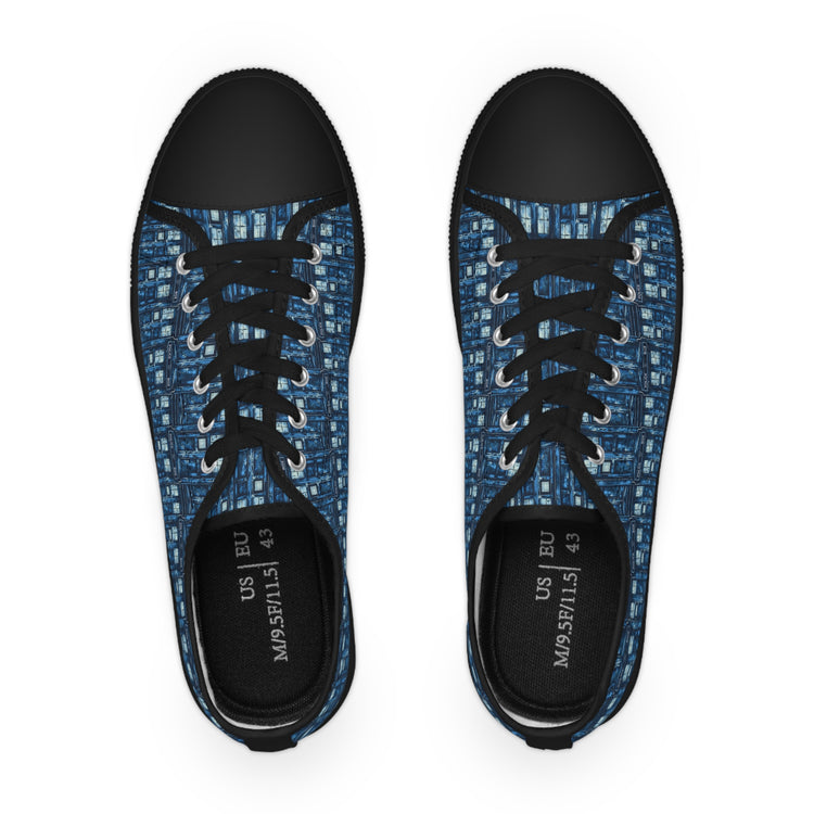 Tardis All-Over Print Men's Sneakers