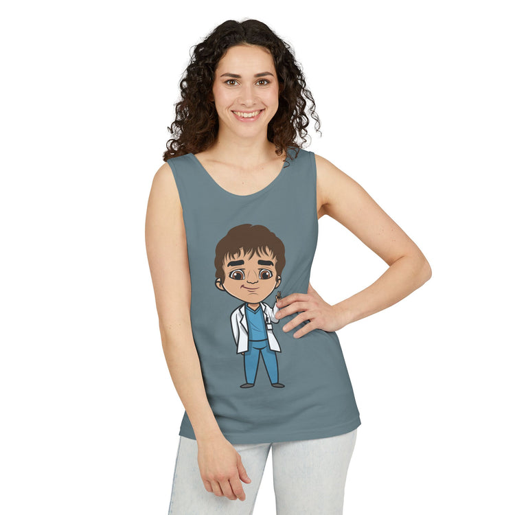 George O'Malley Unisex Garment-Dyed Tank Top - Fandom-Made