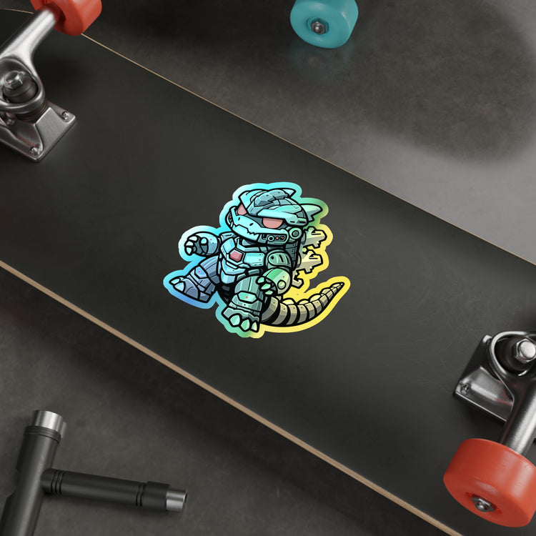 Mechazilla Holographic Sticker