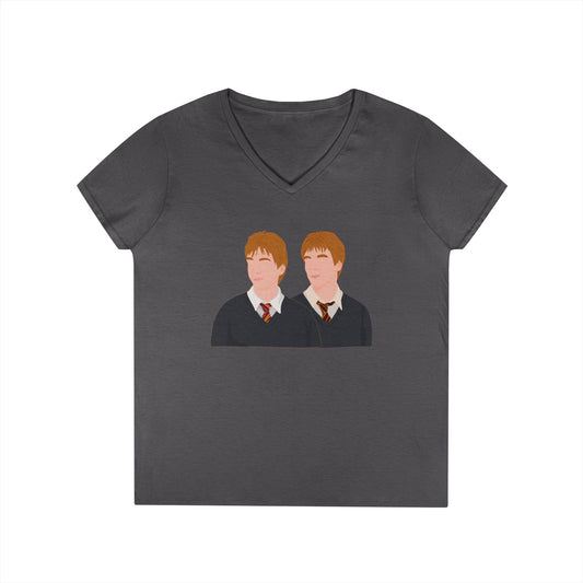 Weasley Twins V-Neck Tee - Fandom-Made