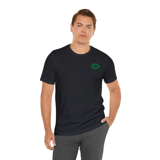 Weed Lips Pocket T-Shirt - Fandom-Made